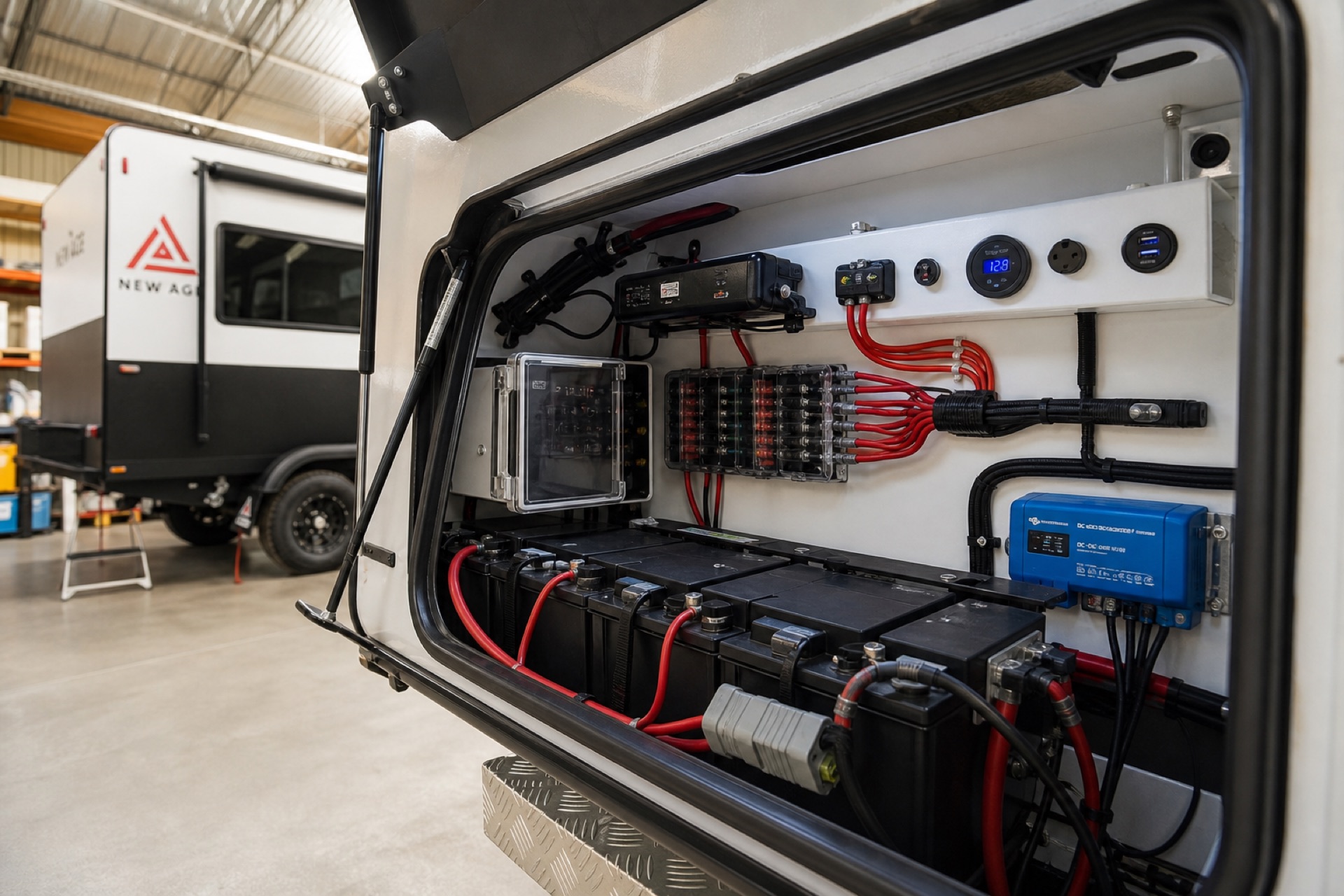 Complete caravan 12V electrical upgrades