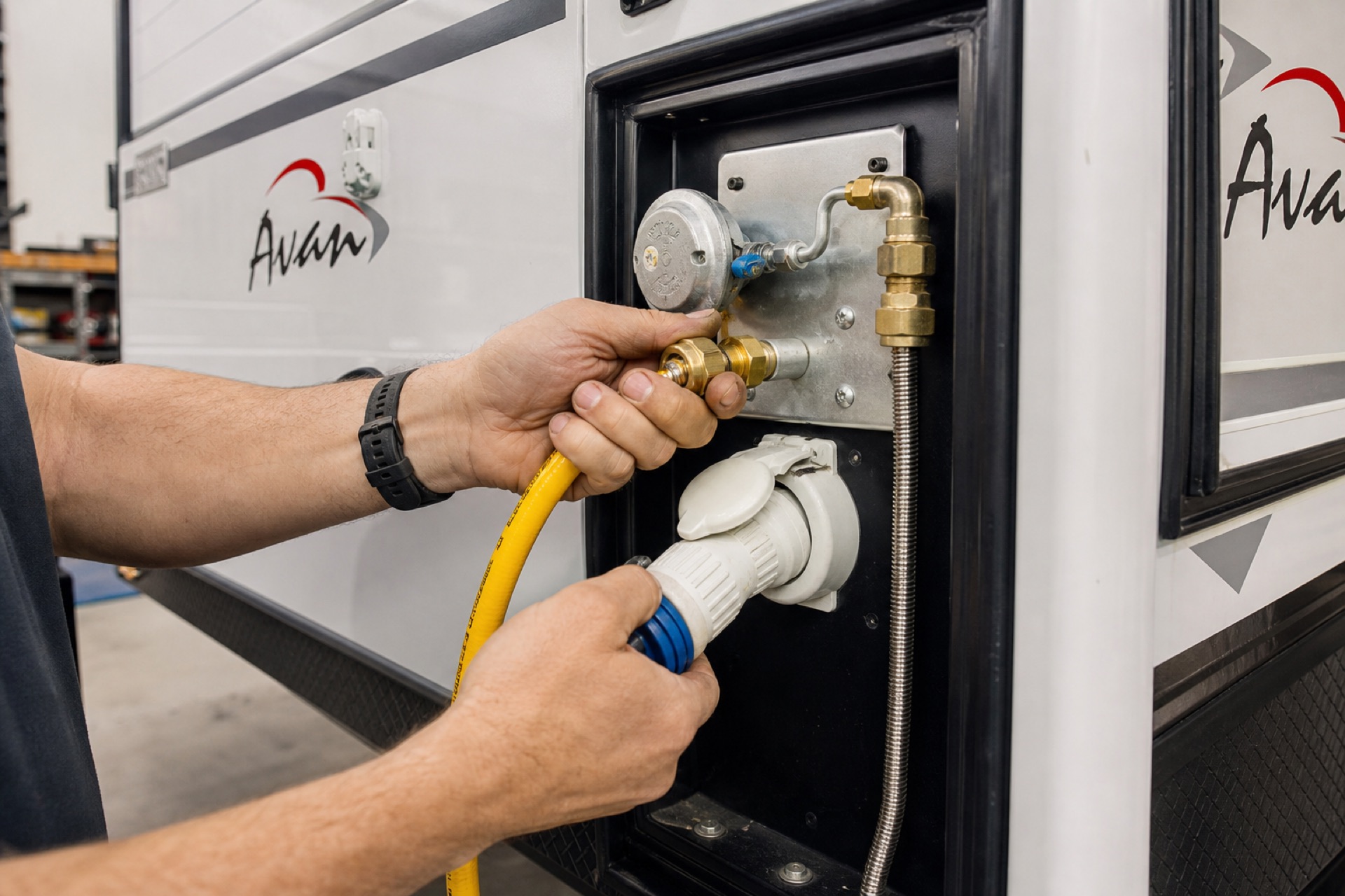 Safe professional caravan appliance installation