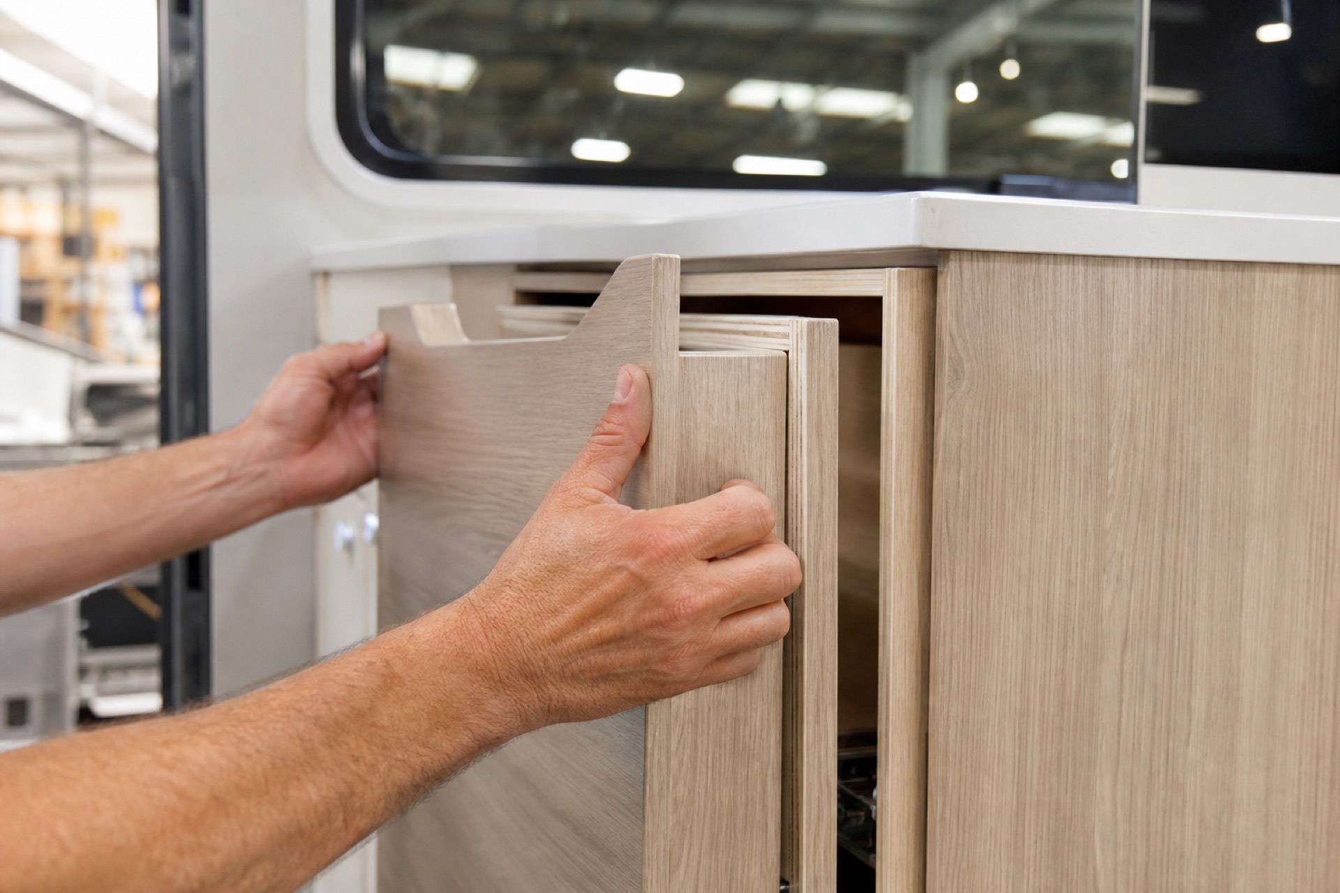 Quality caravan fitout craftsmanship