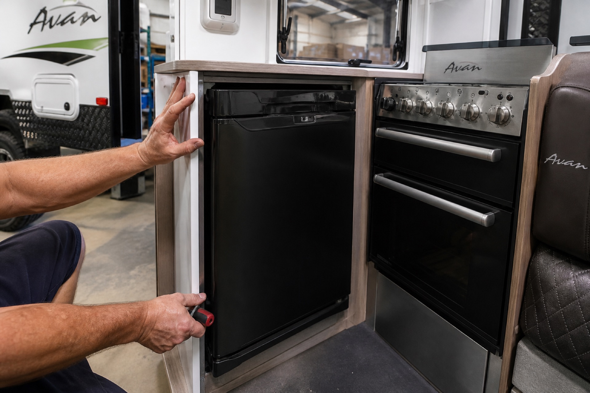 Installing and upgrading caravan appliances