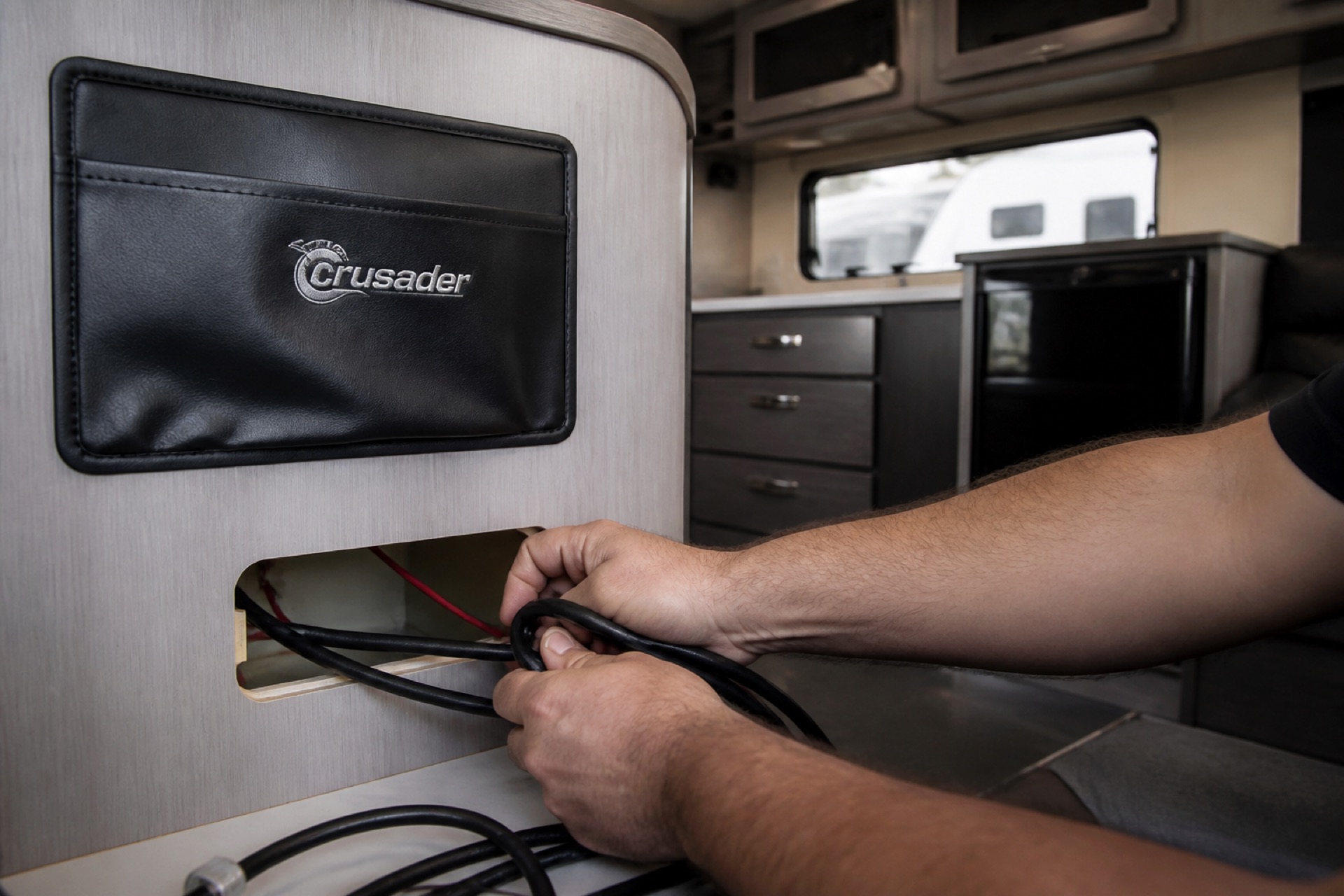 Modern lithium and electrical upgrades for older caravans