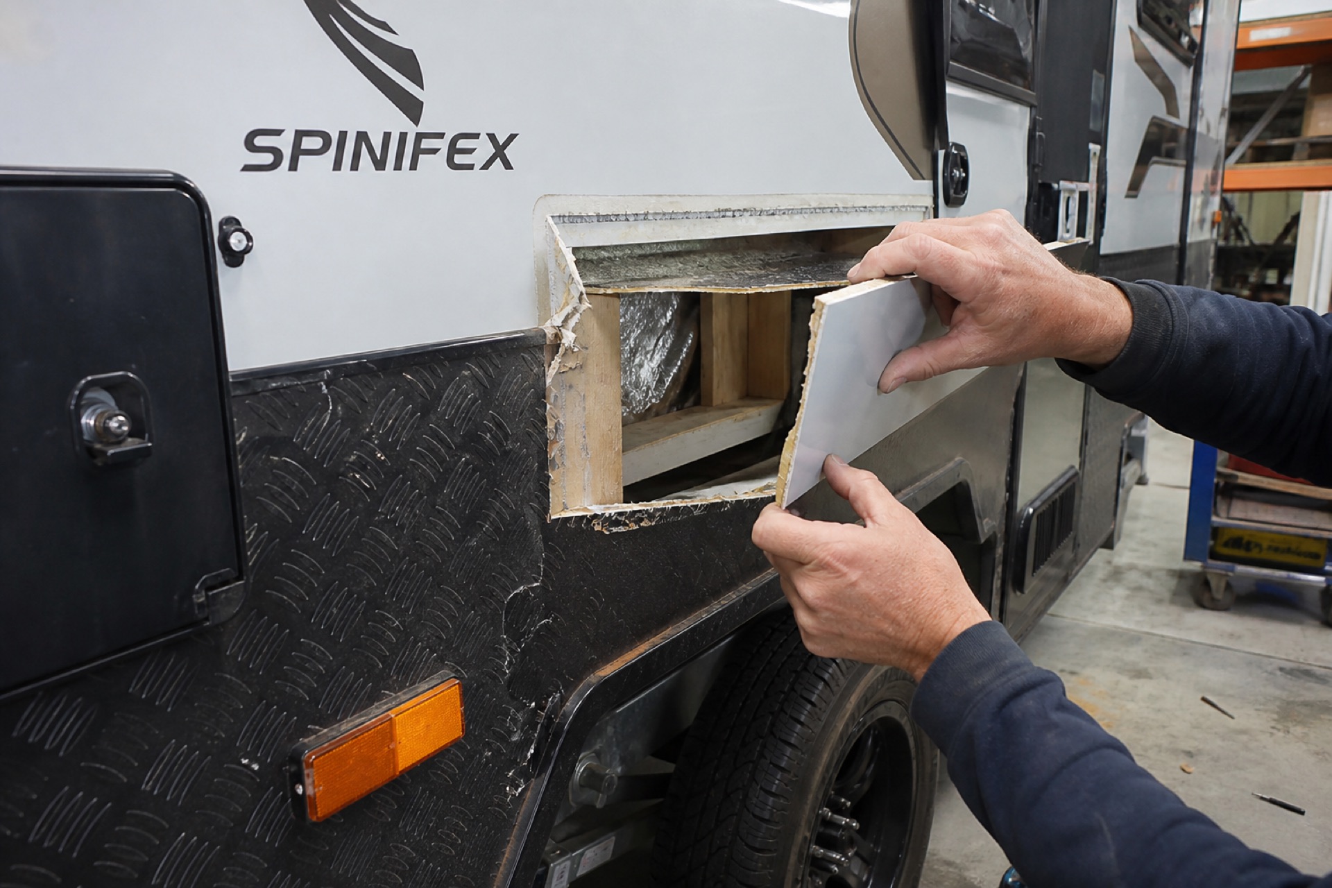 Caravan accident and collision damage repairs