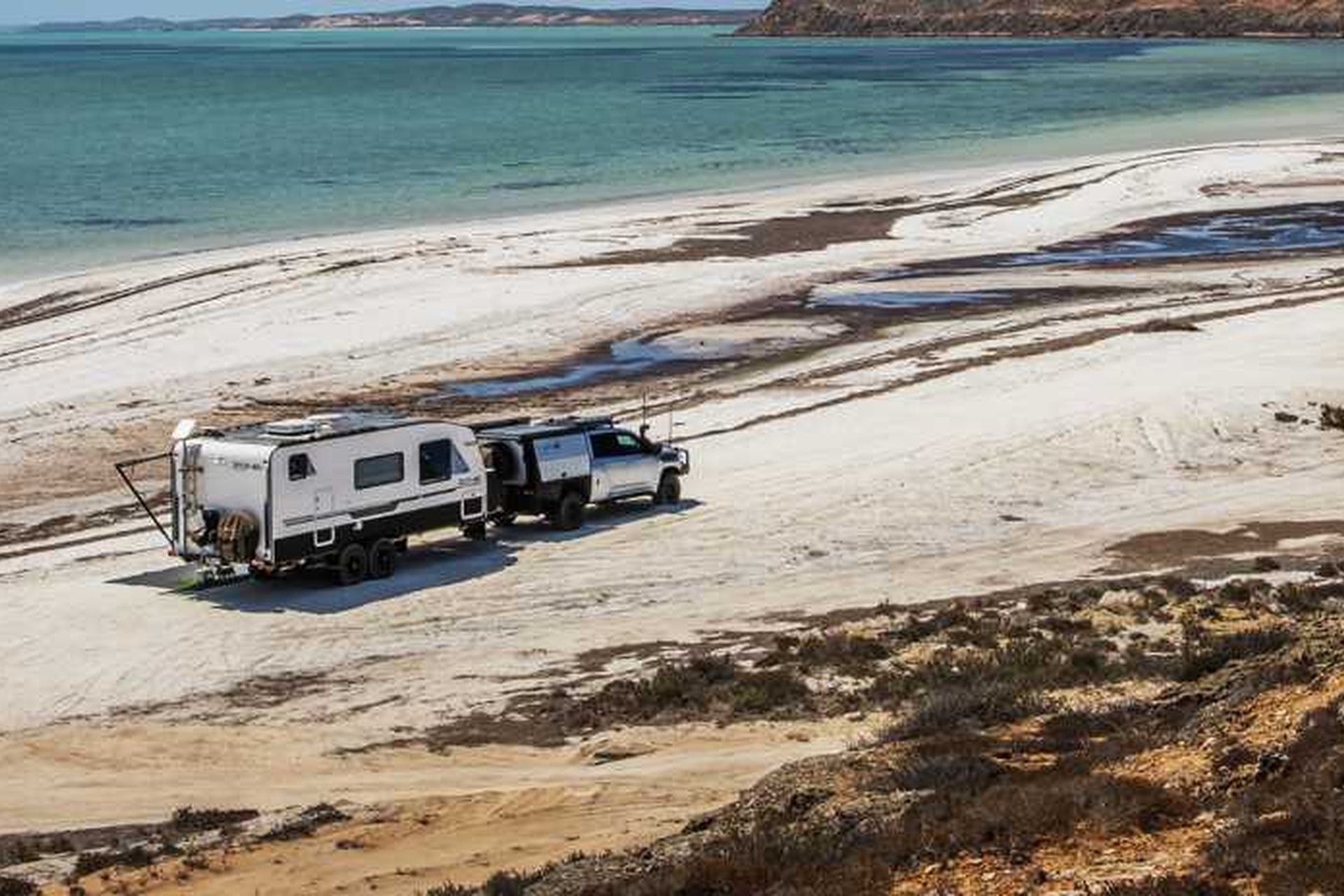 Zone RV Sojourn caravan wheel and suspension work