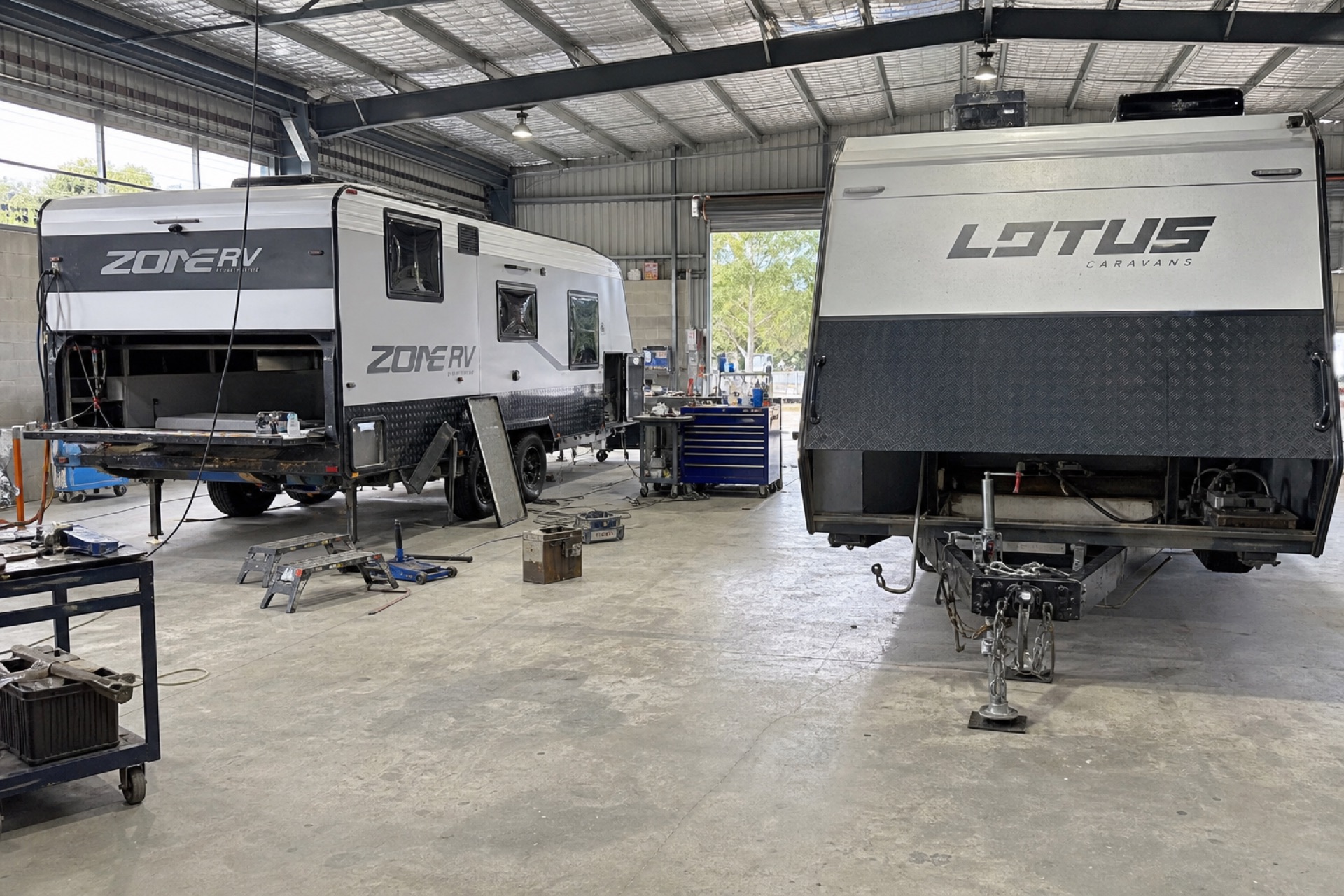 Complete caravan repairs under one roof