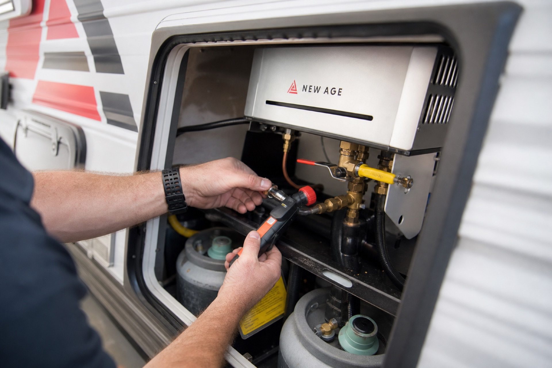 Gas plumbing and appliance inspection