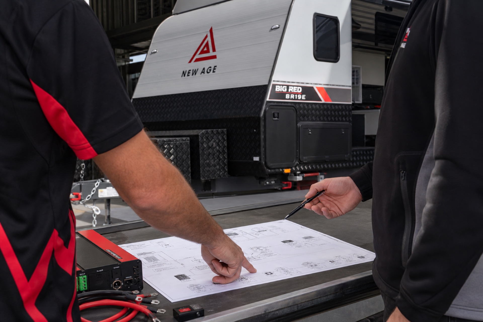 Custom caravan solar power system consultation