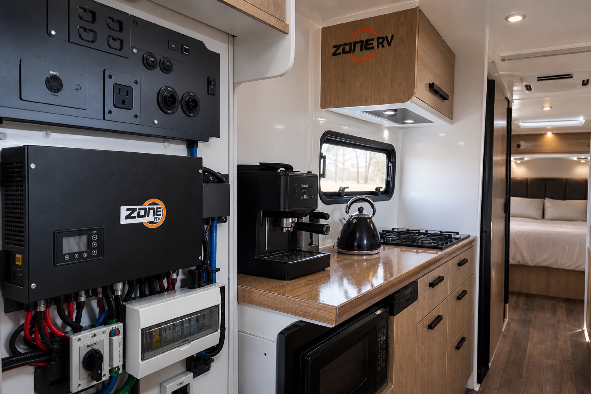 Caravan inverter and 240V off-grid power