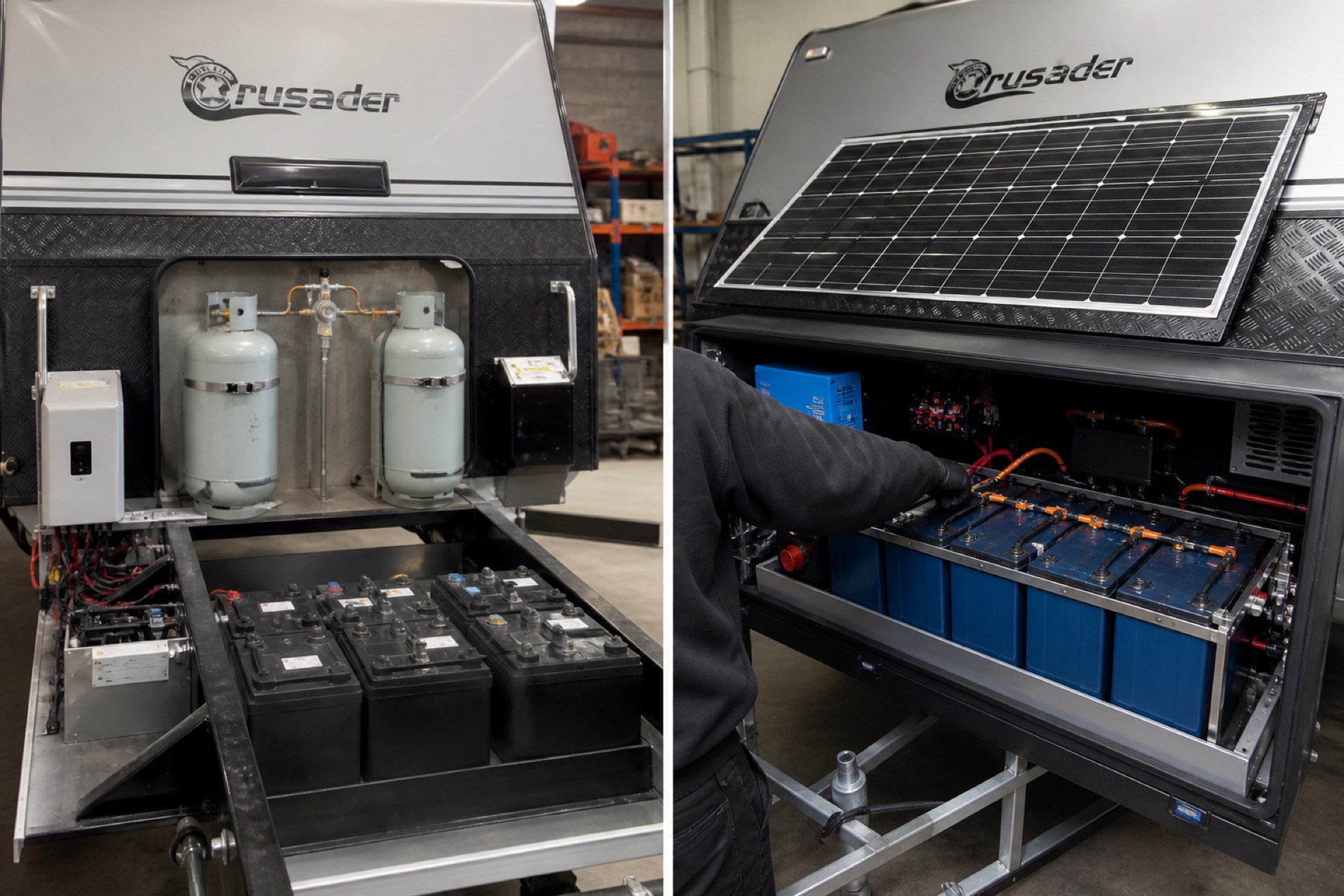 Caravan lithium battery upgrade benefits