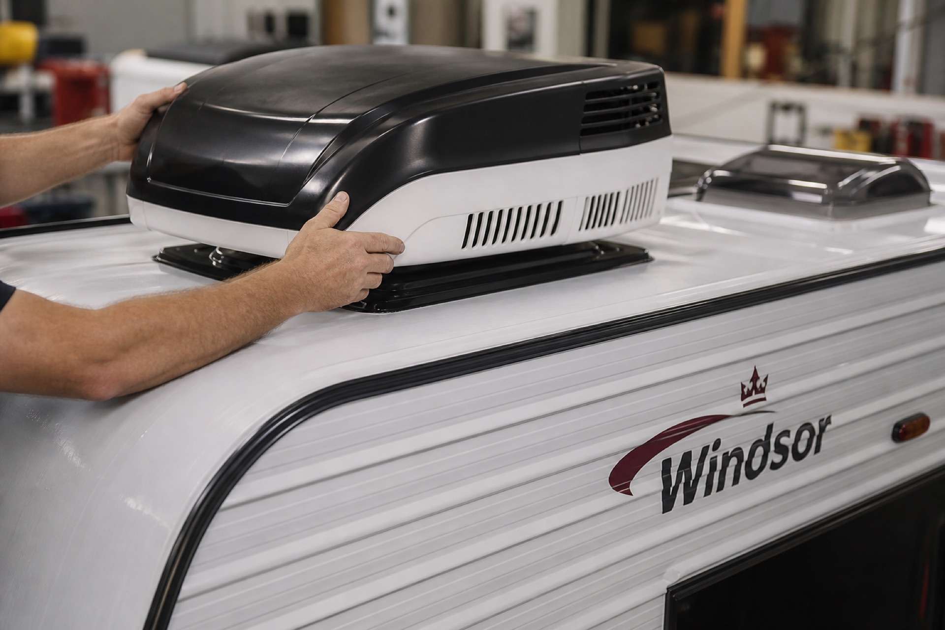 Caravan air conditioning and climate control install