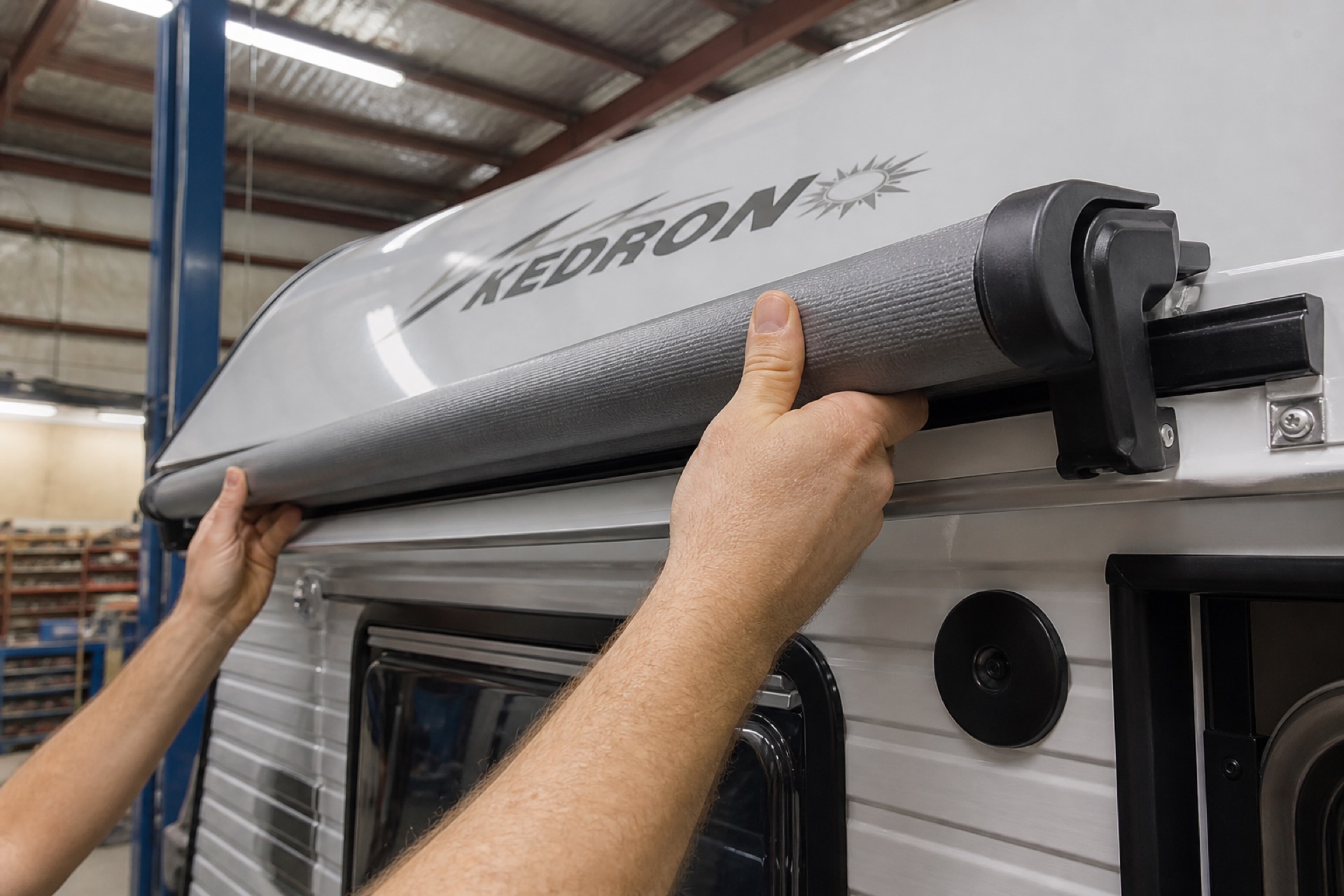 Awning and outdoor living caravan upgrades